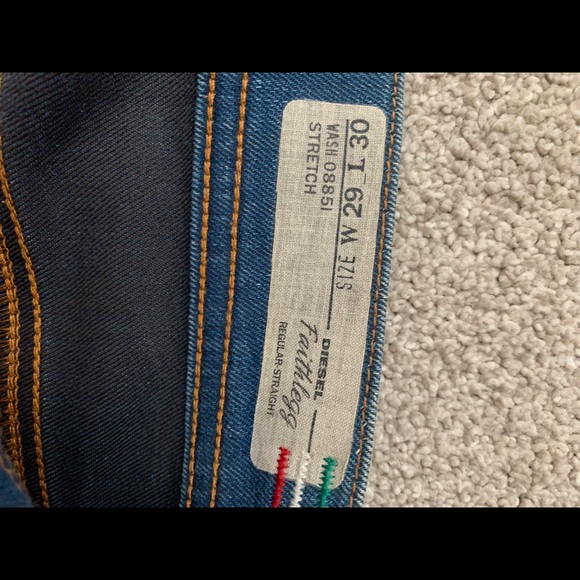 Diesel Faithlegg Regular-straight stretch jeans - Picture 4 of 8
